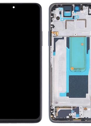 Дисплей xiaomi redmi note 11 pro plus 5g із сенсором і рамкою, синій (oled)