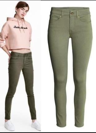 Штани, скинны, джинси кольору хакі обмін
