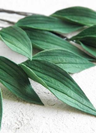 Шпильки для волосся з листям, зелені весільні шпильки5 фото