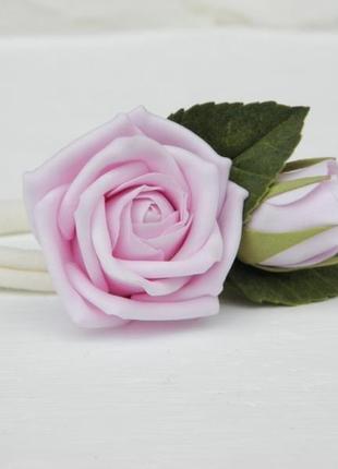Повязка с цветами розами для малышки в подарок1 фото