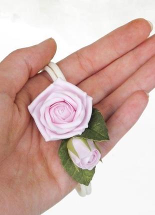 Повязка с цветами розами для малышки в подарок2 фото