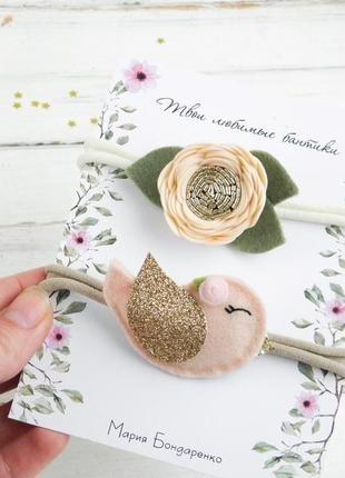 Набор повязок для девочки / хорошие пов'язочки для девочки в подарок