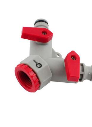 Распределитель intertool - двухканальный 1/2", с внутренней резьбой 3/4" и 1"