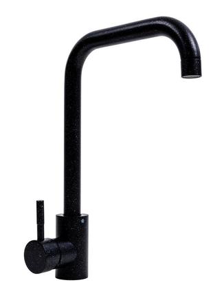 Змішувач кухонний platinum ns02b (3008b-na) чорний металік