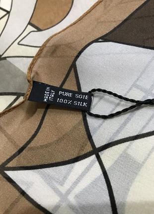 100% шелк. платок шарф на весну брендовая одежда аксессуары женские6 фото