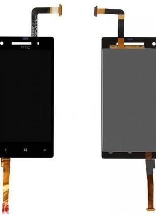 Дисплей для htc windows phone 8x (c620e) с сенсором черный