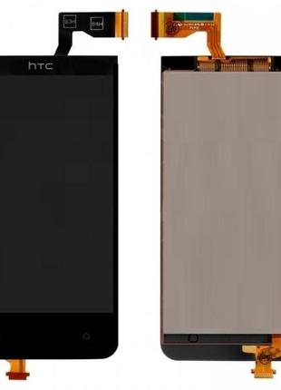 Дисплей для htc desire 300 із сенсором чорний