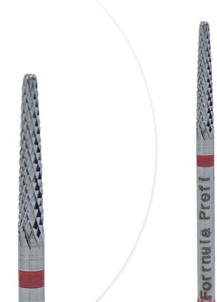 Твс фреза насадка конус красный red formula profi, 100-1037