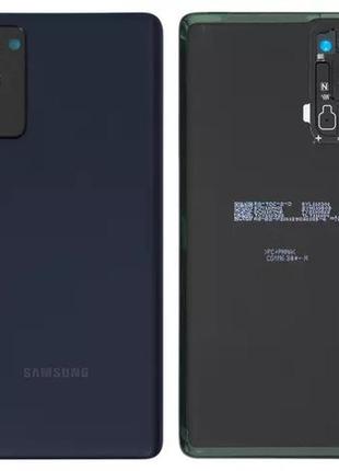 Задняя крышка samsung g780 galaxy s20 fe с стеклом камеры, синий