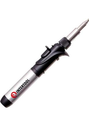 Паяльник газовий intertool - 1300 °c з п'єзопідпалом