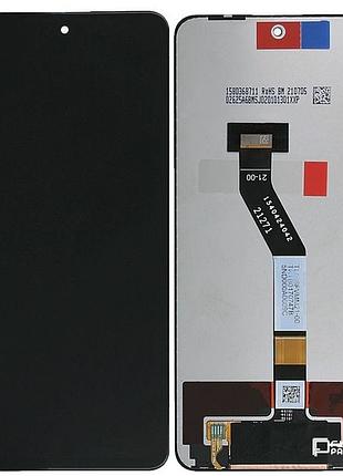 Дисплей xiaomi poco m4 5g, redmi 10 5g із сенсором, power black, оригінал
