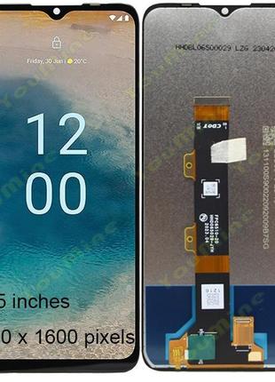 Дисплей для nokia g22 с сенсором, черный