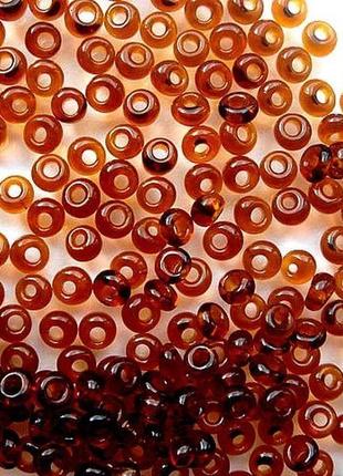 Бісер чеський drops №8 темний топаз-10гр