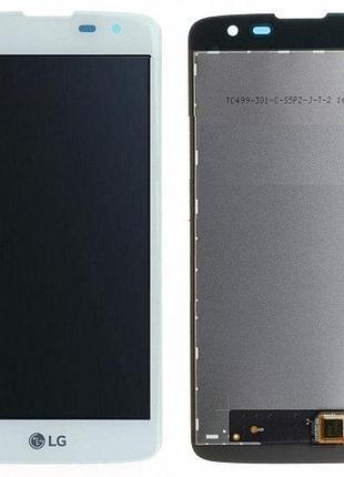 Дисплей для lg k7 x210, k7 x210ds с сенсором белый