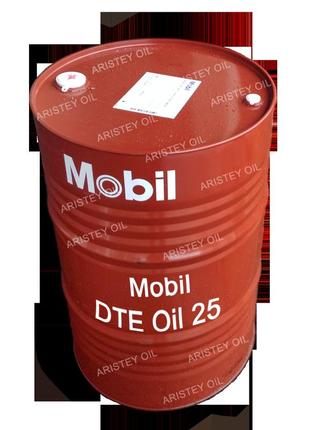 Масло гідравлічне mobil dte oil 25 (iso vg 46; hlp) бочка 208 л мобіл дте 25 мобіл дтє 25