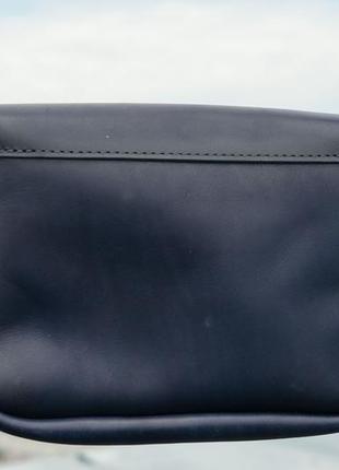 Жіноча шкіряна сумка лілу5 фото
