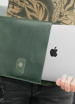 Шкіряний чохол для macbook, шкіряний чохол для ультрабука, шкіряний чохол для будь-якої моделі ноутбука6 фото