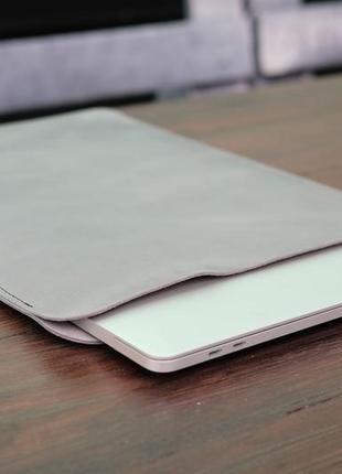 Шкіряний чохол для macbook, шкіряний чохол для ультрабука, шкіряний чохол для будь-якої моделі ноутбука3 фото