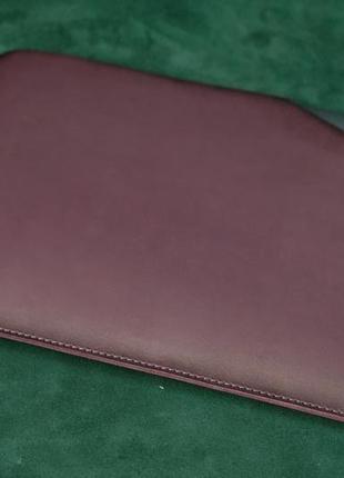 Кожаный чехол для macbook, кожаный чехол для ультрабука, кожаный чехол для любой модели ноутбука1 фото