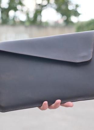 Кожаный чехол для macbook с натуральной кожи2 фото