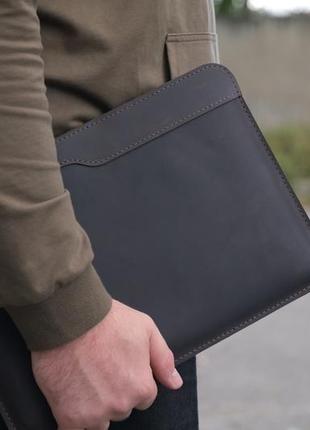 Кожаный чехол для macbook с натуральной кожи1 фото