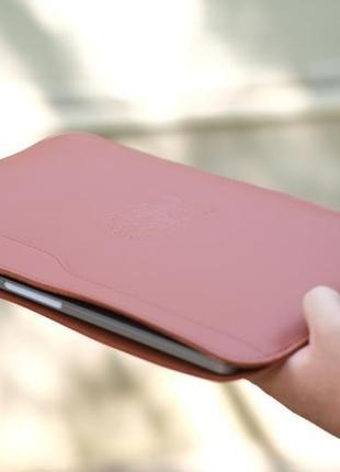 Кожаный чехол для macbook из натуральной кожи6 фото