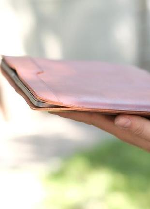 Кожаный чехол для macbook из натуральной кожи6 фото