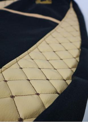 Чохол на сидіння daf xf 95-105 еко-шкіра бежевий (st)