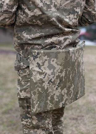 Коврик-сидушка lumus tactical, каремат военный, поджопник, тактическая седушка, мм14, пиксель