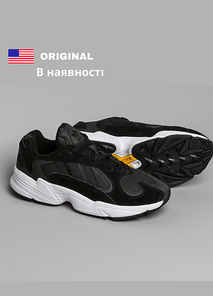 Оригинальные 🇺🇸 мужские кроссовки adidas yung-1 black &amp; white