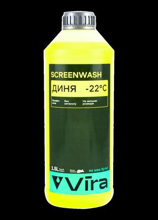 Омыватель стекла зимний vira -22°c дыня 1,5л - (vi0500)