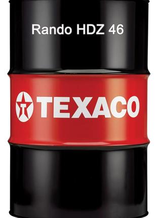 Масло гідравлічне texaco rando hdz 46 бочка 208 л iso 46 l-hv олива hvlp-46 техасо рандо 46 тексако рандо