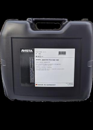 Моторное масло avista peak evo to-4 sae 10w канистра 20 л