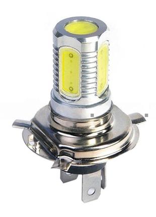 Лампочка 5 led - cob h4-p43-p45t - 24v