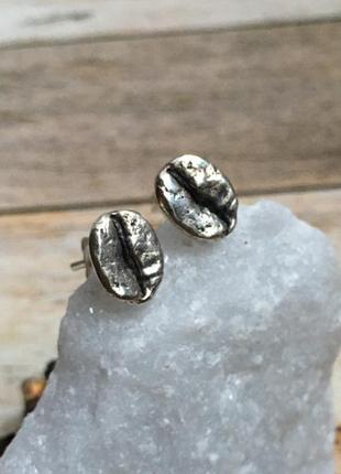 Сережки кава кавові зернятка