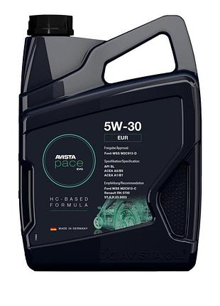 Масло моторне avista pace evo eur sae 5w-30 каністра 4 л авіста пейс ево 5в30 авіста пейс ево 5в30