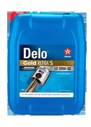 Масло моторне 10w-40 texaco delo gold ultra s 10w-40 20л