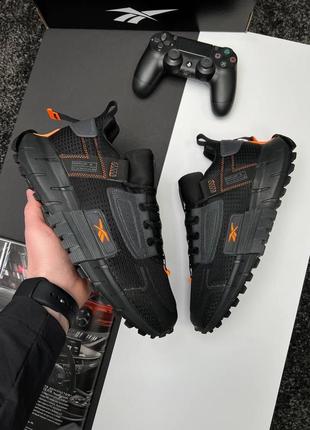 Чоловічі кросівки reebok zig kinetica edge black orange