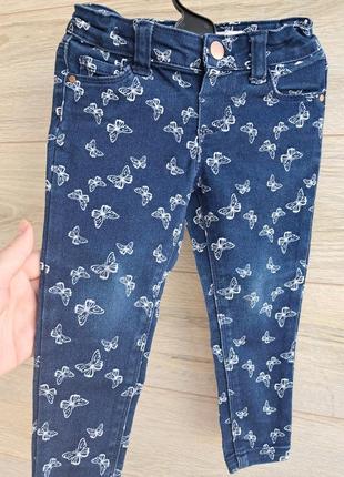 Джинсы в бабочках denim 2г