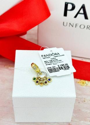 Серебряный шарм-подвеска pandora «камни Скалы»