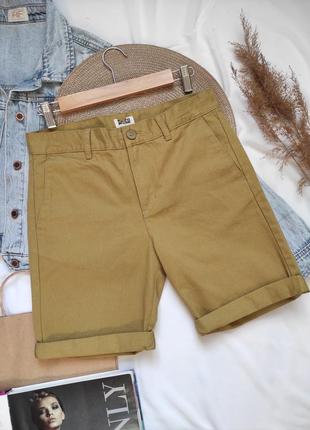 Стильні джинсові шорти чоловічі котонові з кишенями низ з підкатом джинси1 фото