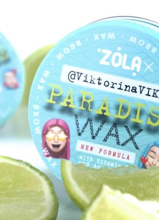 Zola viktorina vika віск для брів 15 гр paradise wax with vitamin e and argan oil4 фото