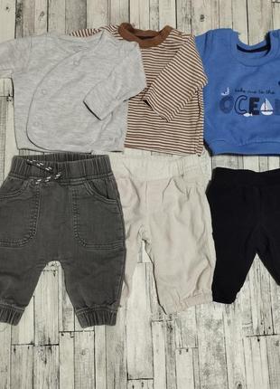Лот фирменой одежды для мальчика 0-3 мес.