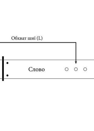 Нашийник з тисненням ручної роботи від української майстерні tissoleather10 фото