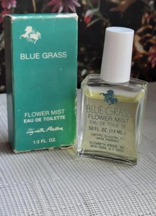 Flower mist blue grass