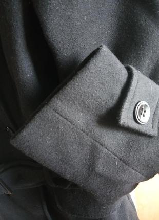 Шикарное двубортное пальто с поясом2 фото