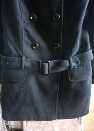 Шикарное двубортное пальто с поясом4 фото