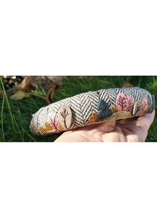 Обруч з ручною вишивкою "сонце в волоссі"