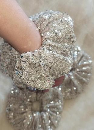 Шикарні блискучі гумки для волосся