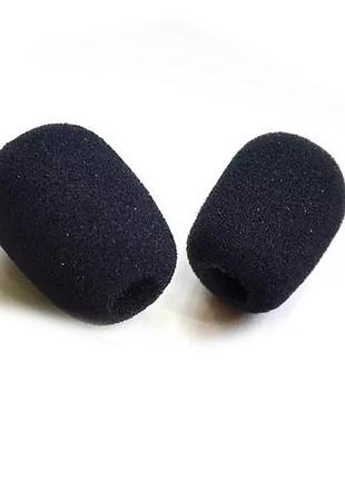 Ветрозащита для петличного микрофона набор из 2 шт 25х20х8 мм 30x24x10 мм